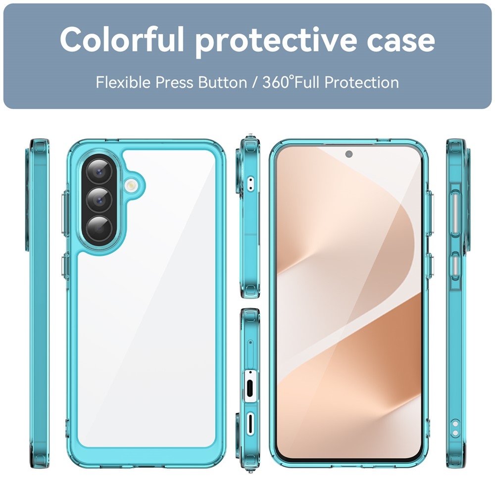 Gelový obal s pevnými zády na Samsung Galaxy A57 5G - světlemodrý