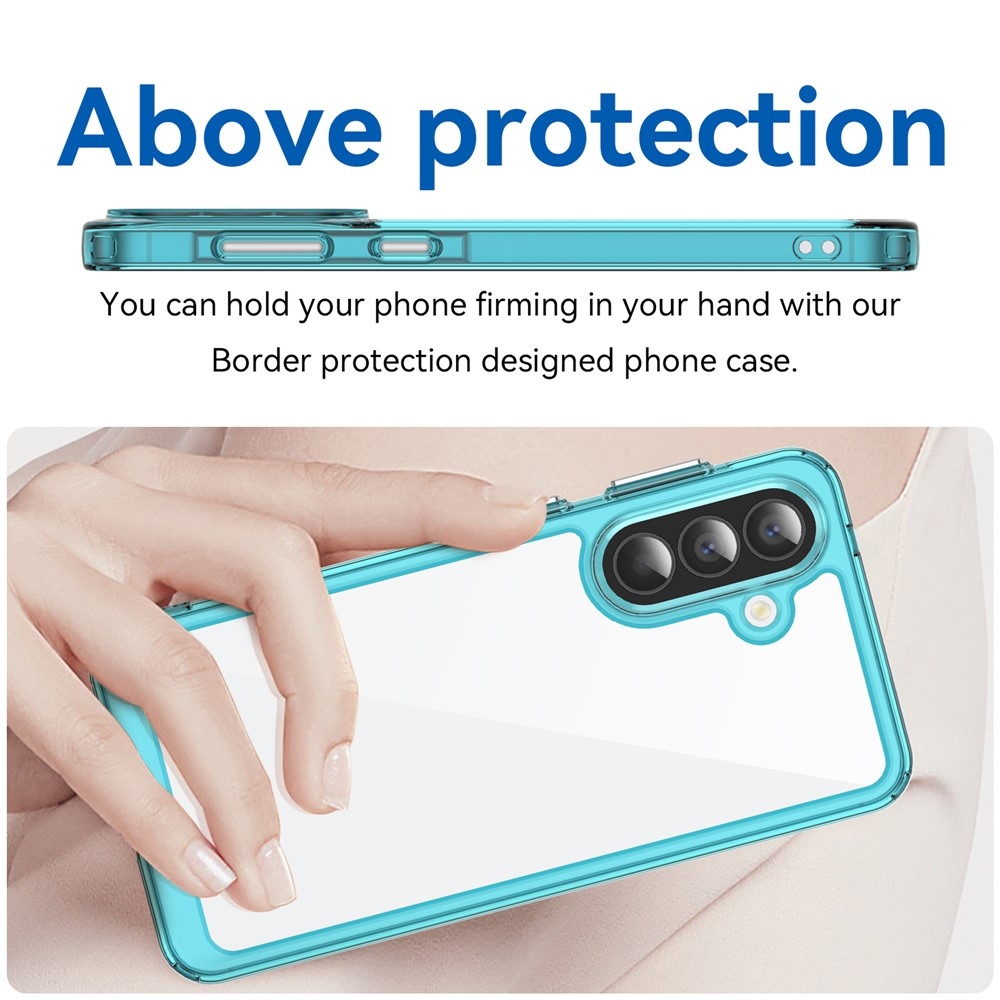 Gelový obal s pevnými zády na Samsung Galaxy A57 5G - světlemodrý