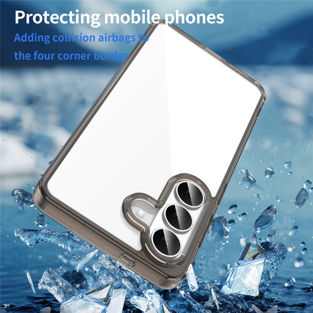 Gelový obal s pevnými zády na Samsung Galaxy S26/S26 Pro - černý