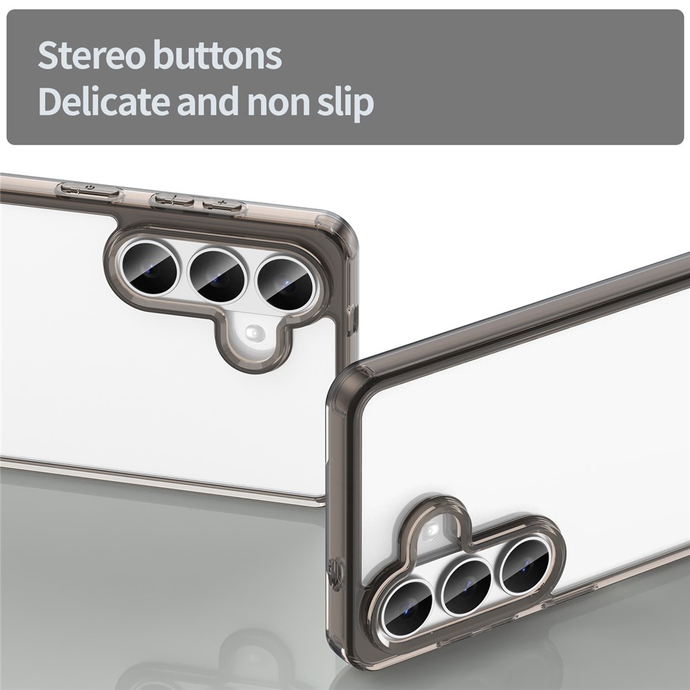 Gelový obal s pevnými zády na Samsung Galaxy S26/S26 Pro - černý