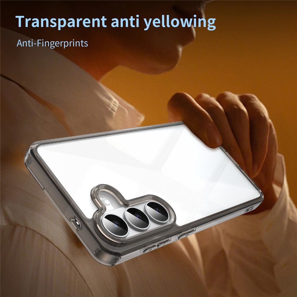 Gelový obal s pevnými zády na Samsung Galaxy S26/S26 Pro - černý