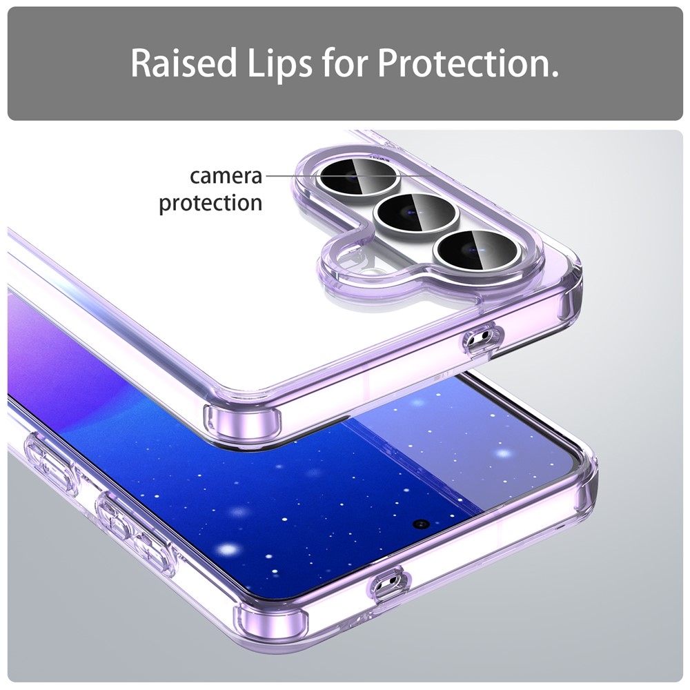 Gelový obal s pevnými zády na Samsung Galaxy S26/S26 Pro - fialový