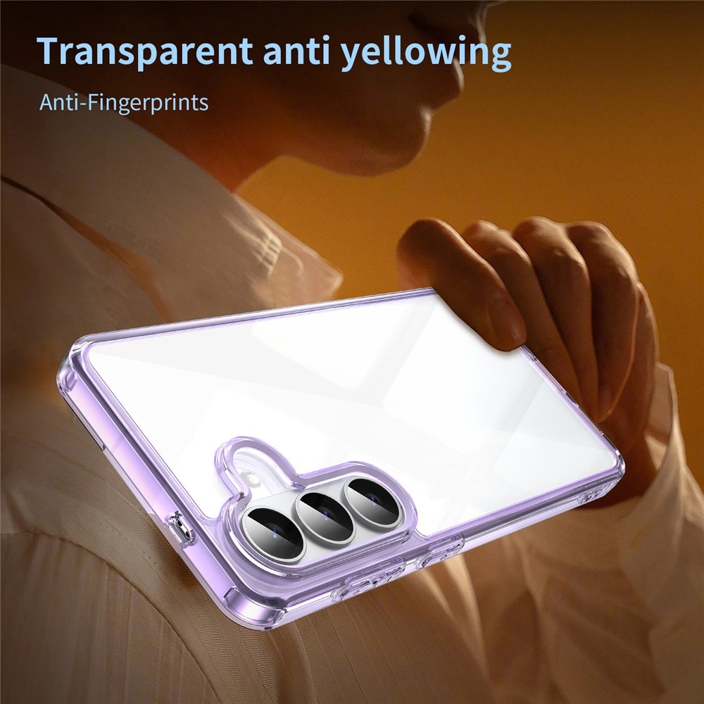 Gelový obal s pevnými zády na Samsung Galaxy S26/S26 Pro - fialový