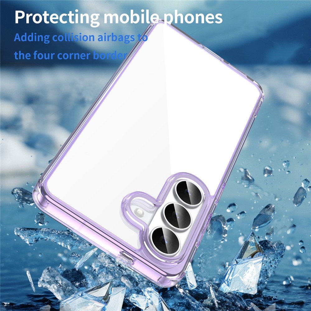 Gelový obal s pevnými zády na Samsung Galaxy S26/S26 Pro - fialový