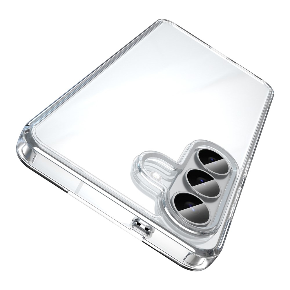 Gelový obal s pevnými zády na Samsung Galaxy S26/S26 Pro - průhledný