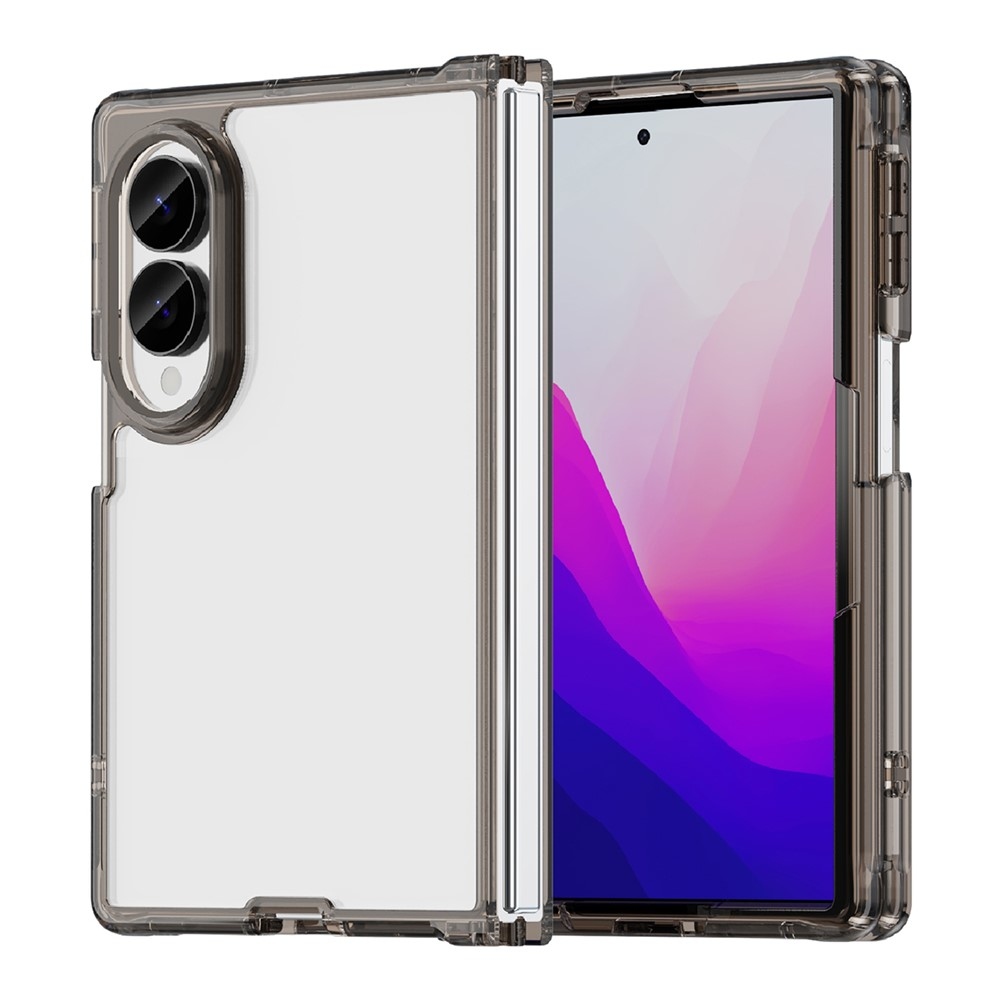 Gelový obal s pevnými zády na Samsung Galaxy Z Fold8 5G - černý