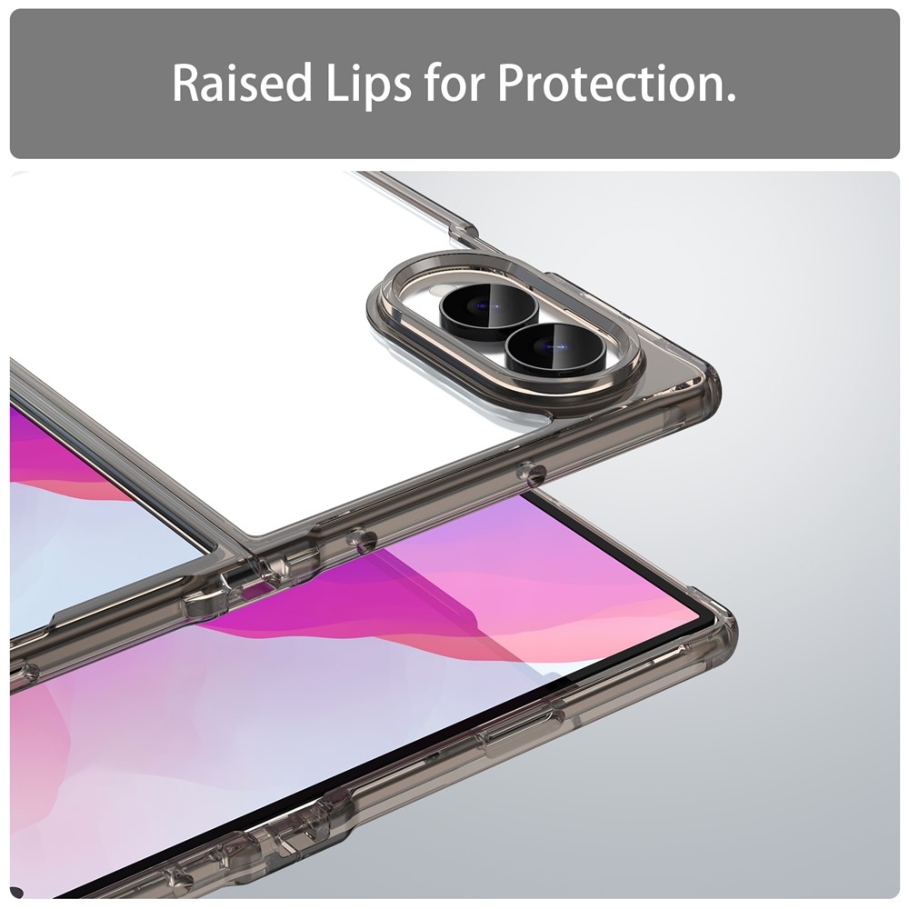 Gelový obal s pevnými zády na Samsung Galaxy Z Fold8 5G - černý