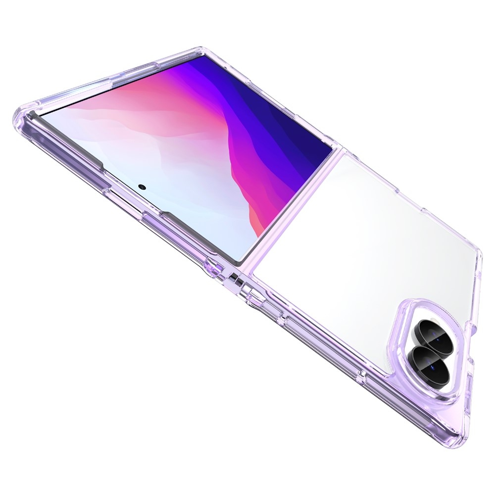 Gelový obal s pevnými zády na Samsung Galaxy Z Fold8 5G - fialový