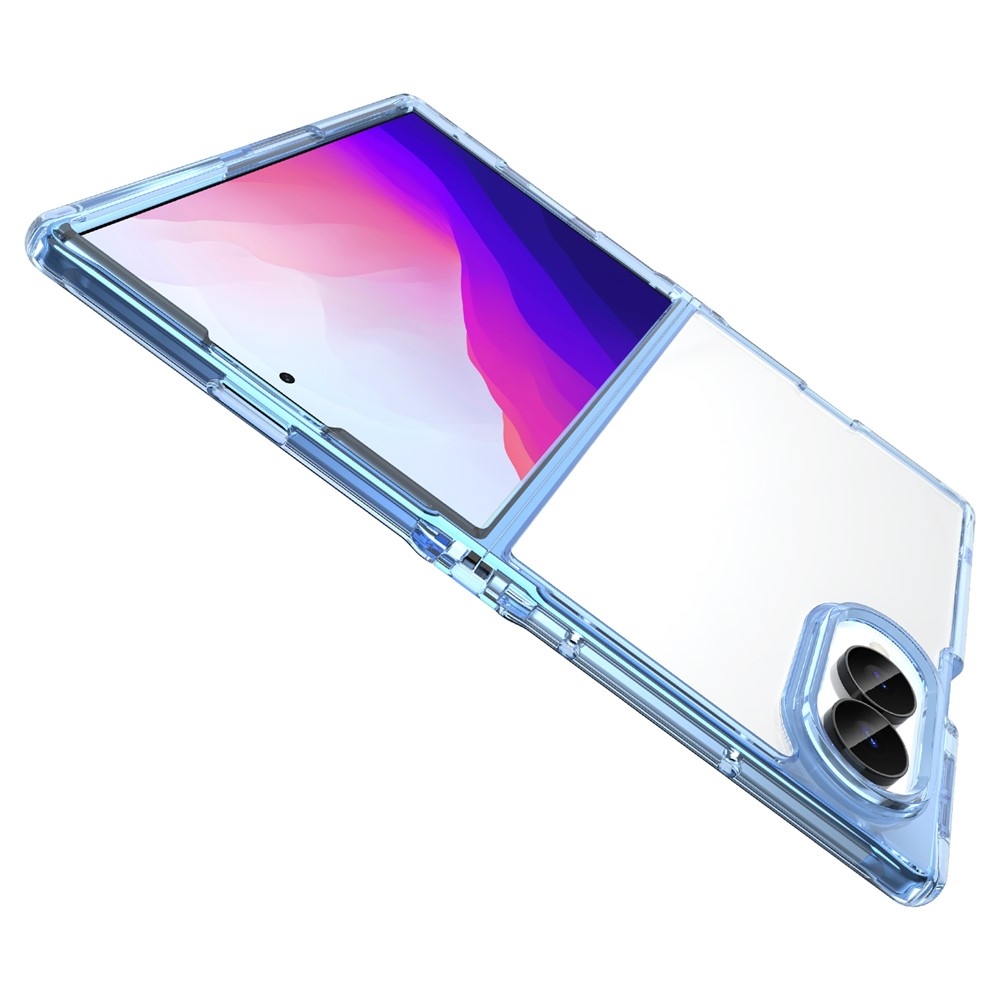 Gelový obal s pevnými zády na Samsung Galaxy Z Fold8 5G - modrý