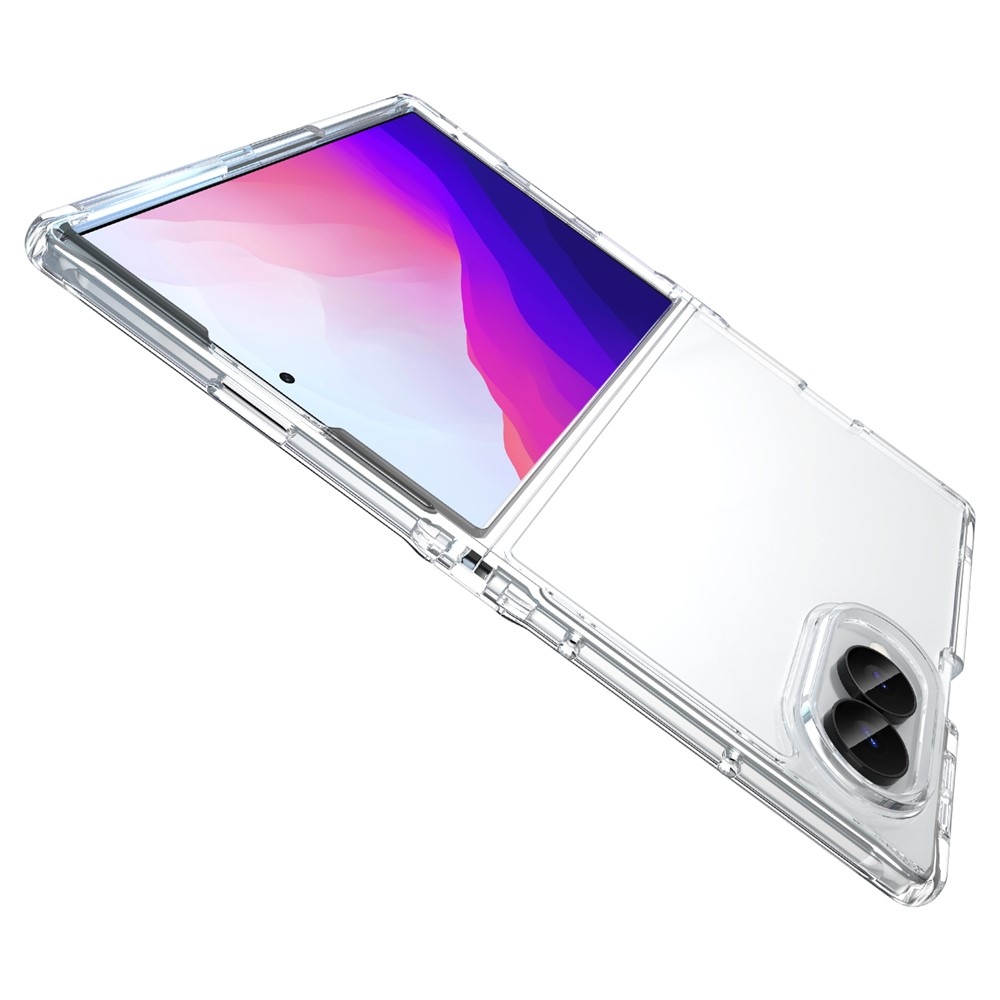 Gelový obal s pevnými zády na Samsung Galaxy Z Fold8 5G - průhledný