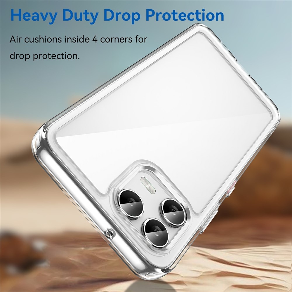 Gelový obal s pevnými zády na T-Mobile T Phone 3 Pro - průhledný