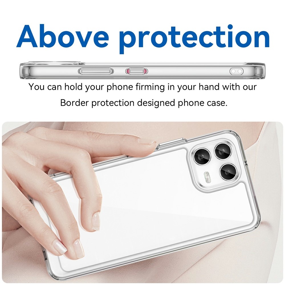 Gelový obal s pevnými zády na T-Mobile T Phone 3 Pro - průhledný