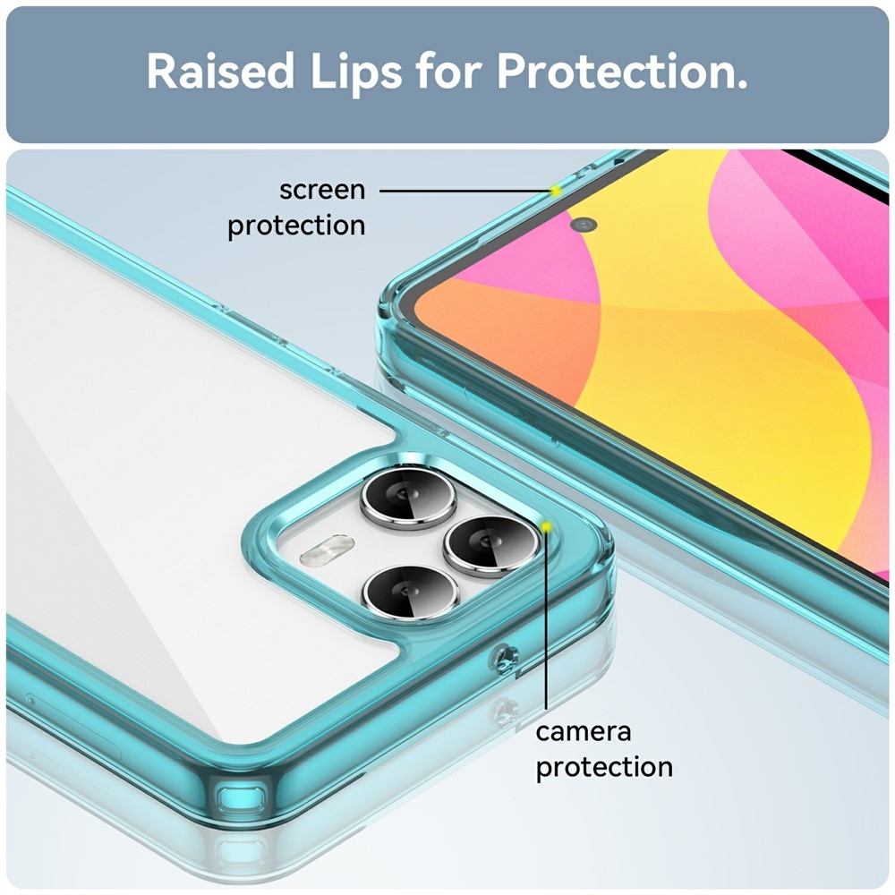 Gelový obal s pevnými zády na T-Mobile T Phone 3 Pro - světlemodrý