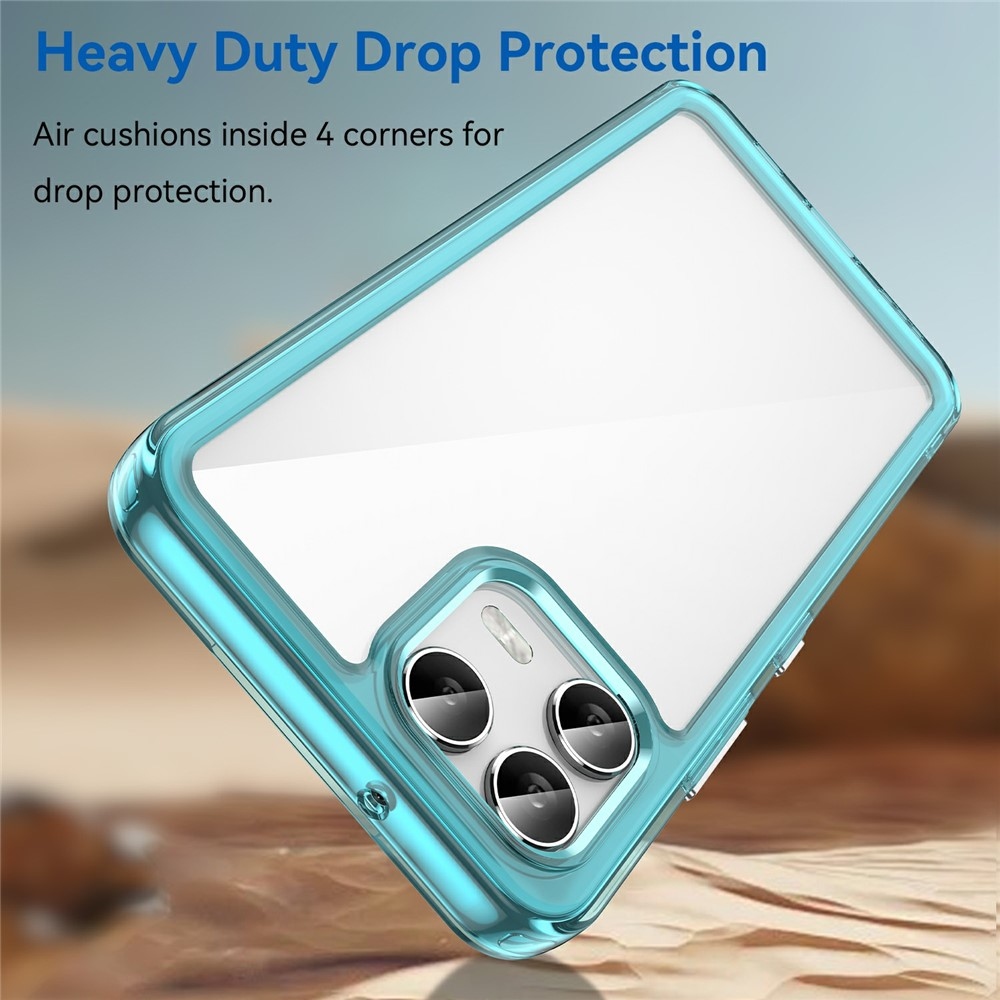 Gelový obal s pevnými zády na T-Mobile T Phone 3 Pro - světlemodrý