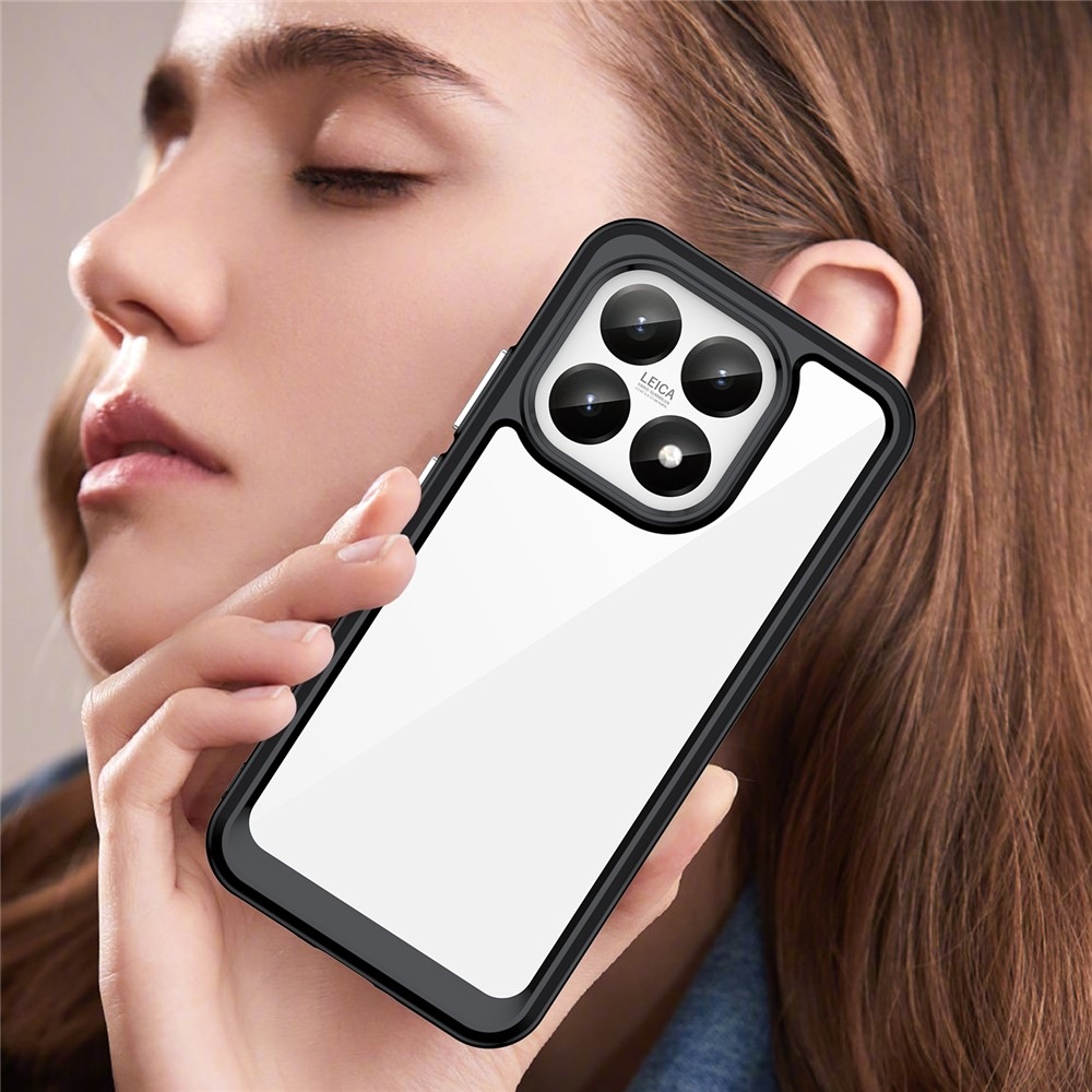 Gelový obal s pevnými zády na Xiaomi 15T - černý