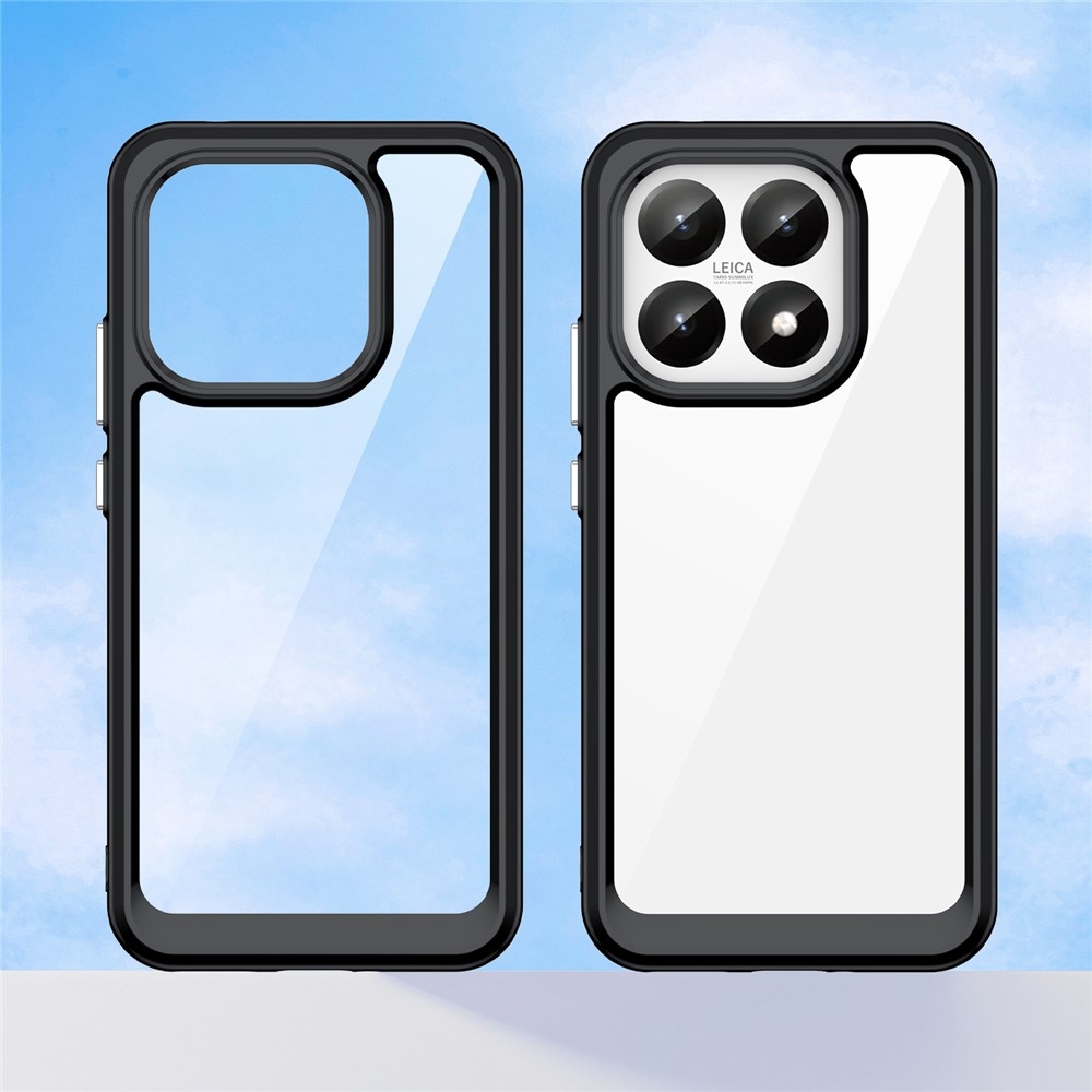 Gelový obal s pevnými zády na Xiaomi 15T - černý