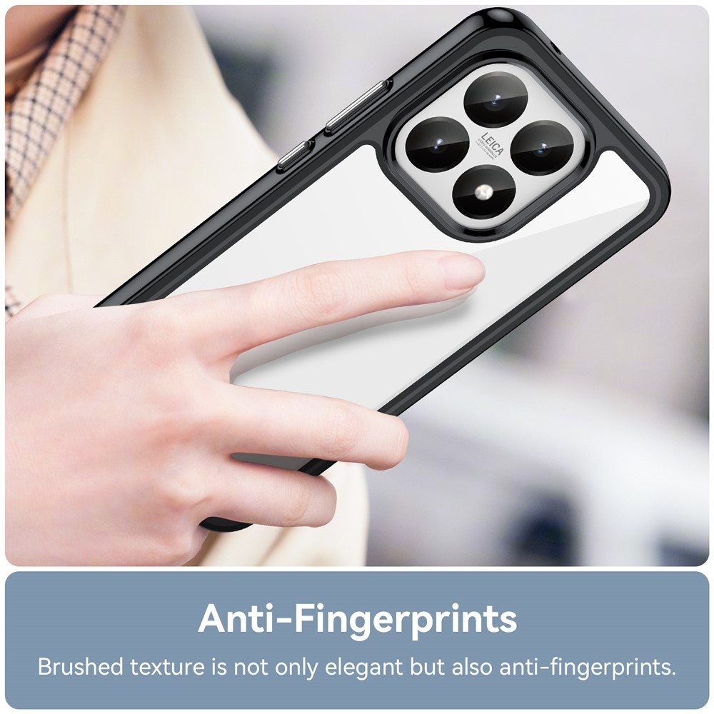 Gelový obal s pevnými zády na Xiaomi 15T - černý