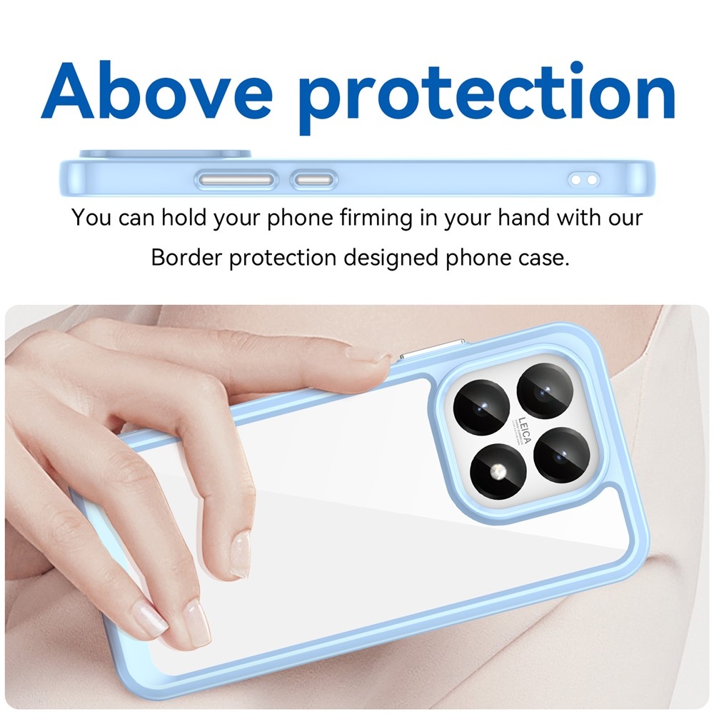 Gelový obal s pevnými zády na Xiaomi 15T - modrý