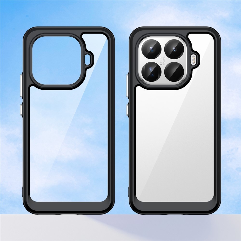 Gelový obal s pevnými zády na Xiaomi 15T Pro - černý