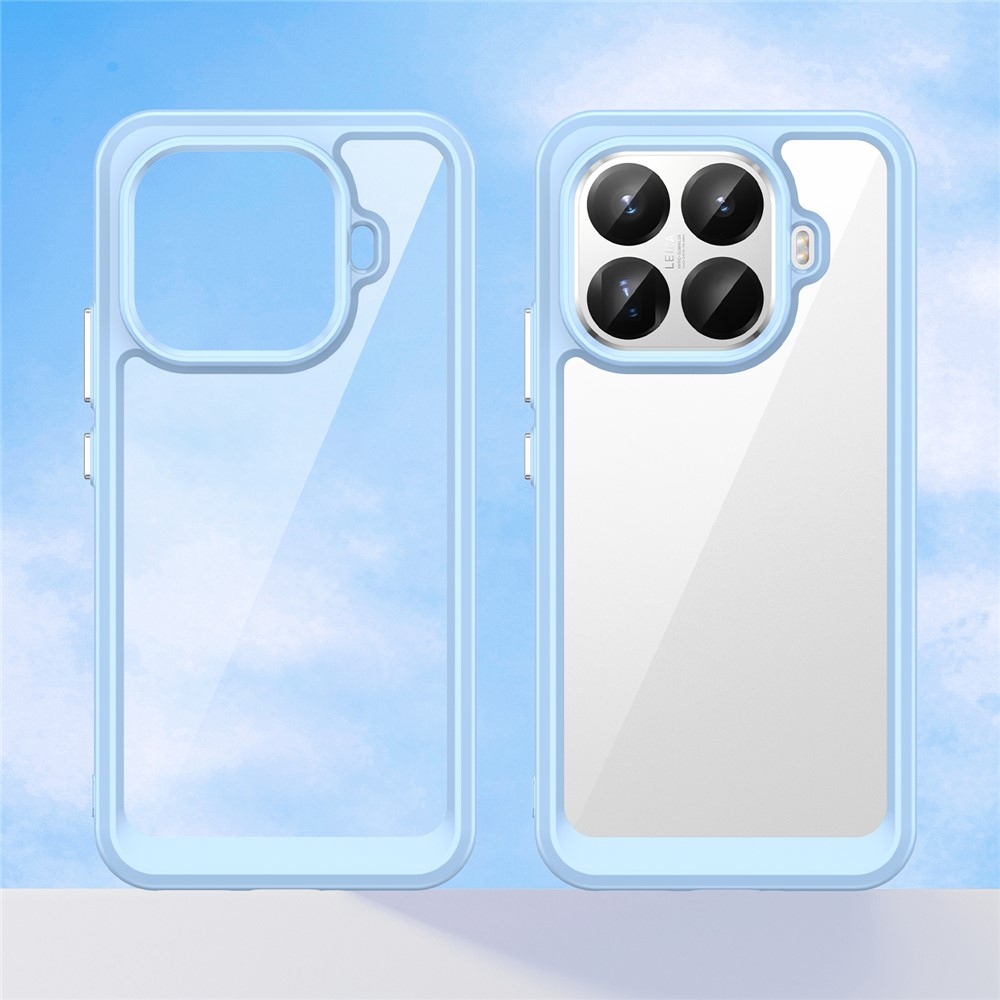 Gelový obal s pevnými zády na Xiaomi 15T Pro - modrý