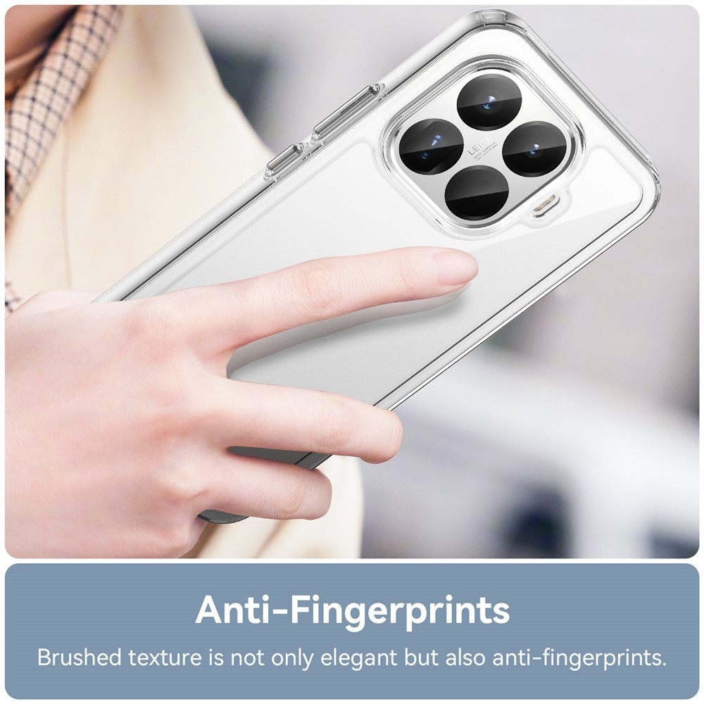 Gelový obal s pevnými zády na Xiaomi 15T Pro - průhledný