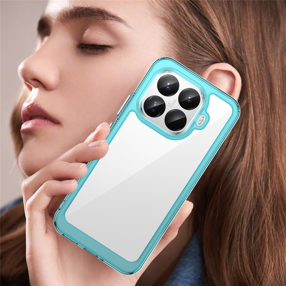 Gelový obal s pevnými zády na Xiaomi 15T Pro - světlemodrý