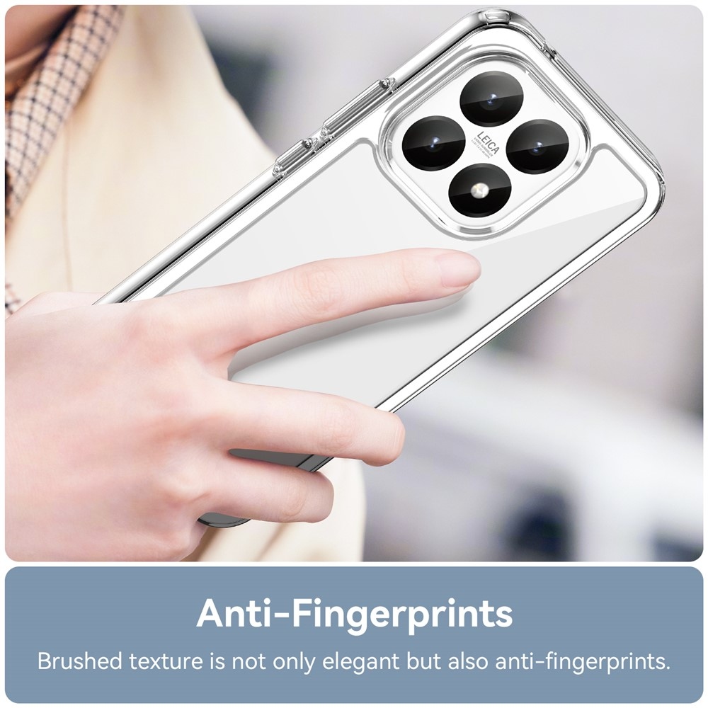 Gelový obal s pevnými zády na Xiaomi 15T - průhledný