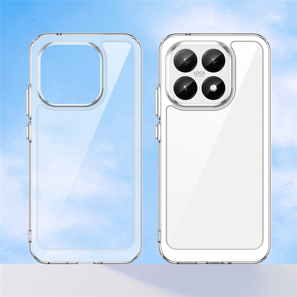 Gelový obal s pevnými zády na Xiaomi 15T - průhledný