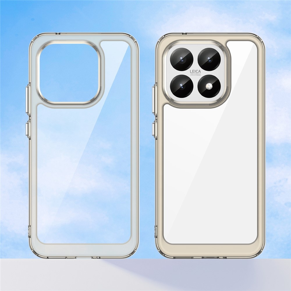 Gelový obal s pevnými zády na Xiaomi 15T - šedý