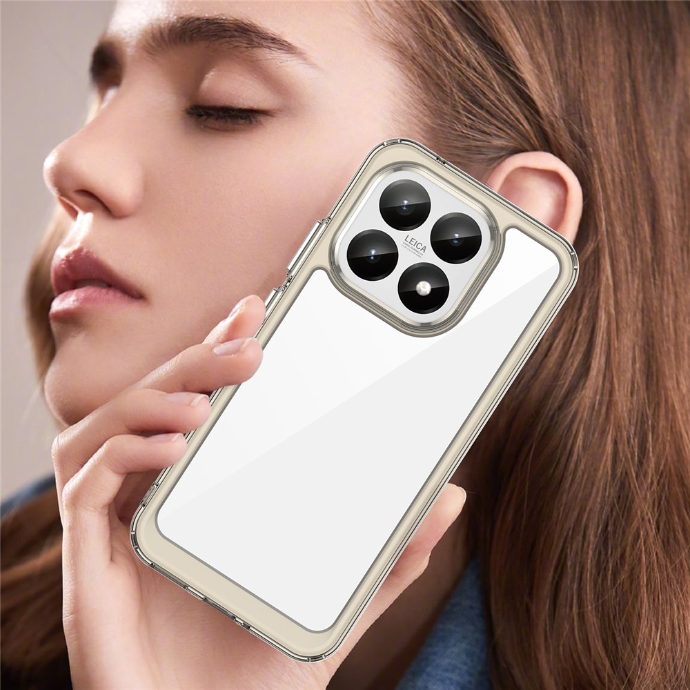 Gelový obal s pevnými zády na Xiaomi 15T - šedý