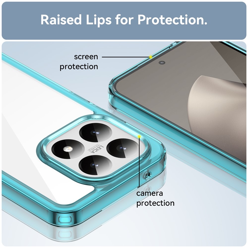 Gelový obal s pevnými zády na Xiaomi 15T - světlemodrý