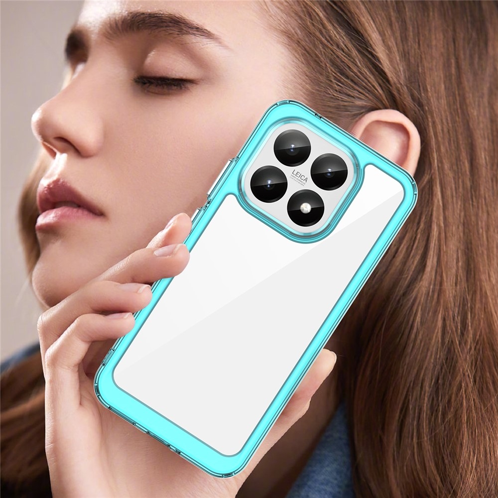 Gelový obal s pevnými zády na Xiaomi 15T - světlemodrý