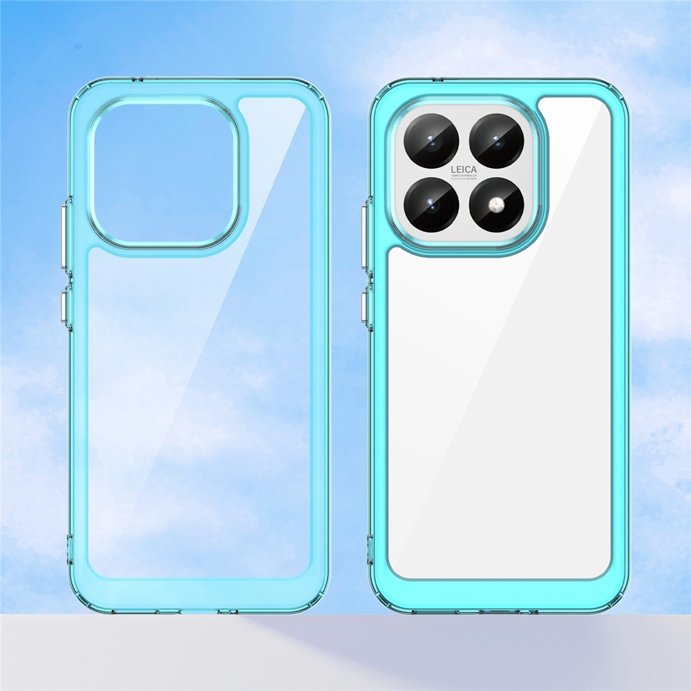 Gelový obal s pevnými zády na Xiaomi 15T - světlemodrý