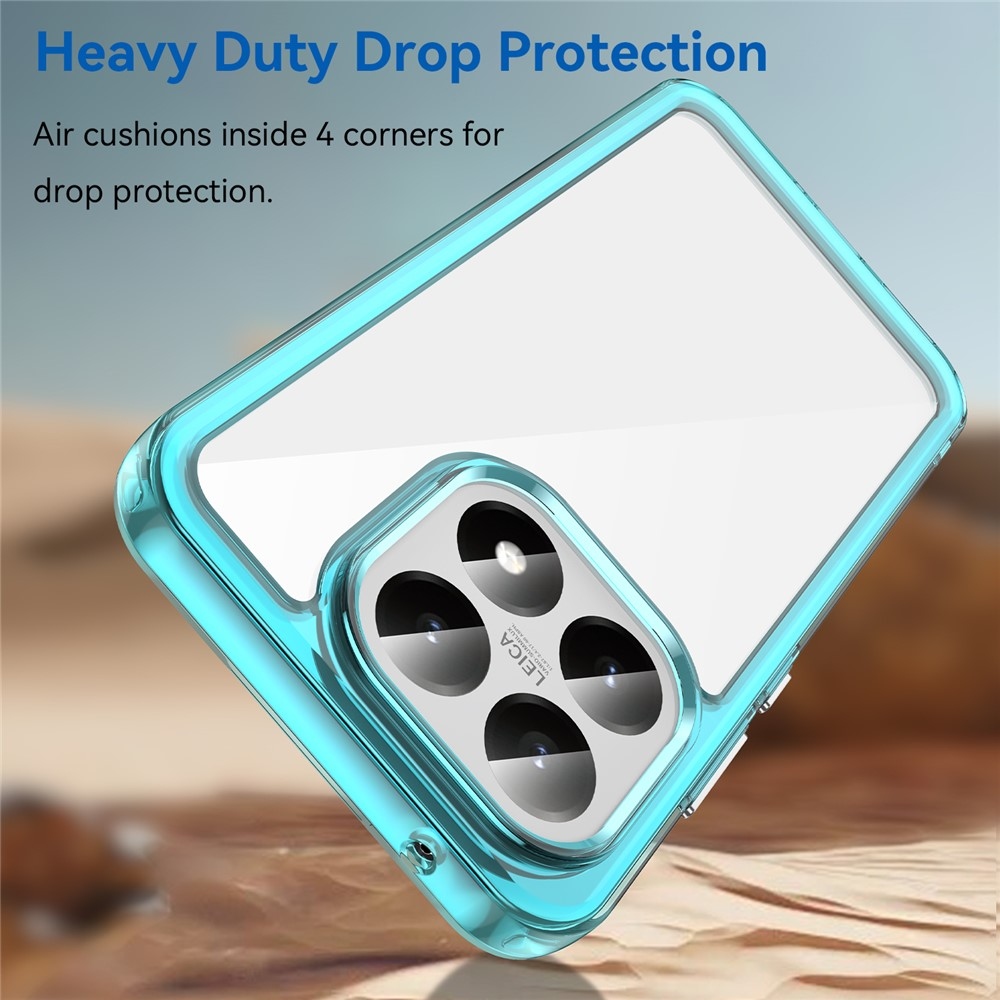 Gelový obal s pevnými zády na Xiaomi 15T - světlemodrý