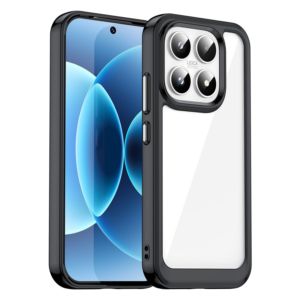 Gelový obal s pevnými zády na Xiaomi 17 - černý