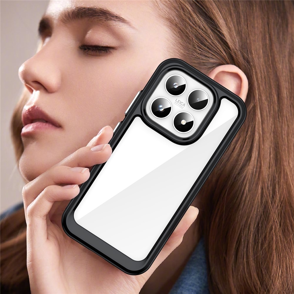 Gelový obal s pevnými zády na Xiaomi 17 - černý