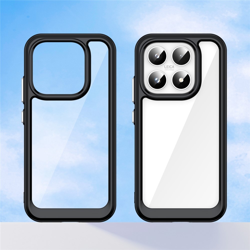 Gelový obal s pevnými zády na Xiaomi 17 - černý