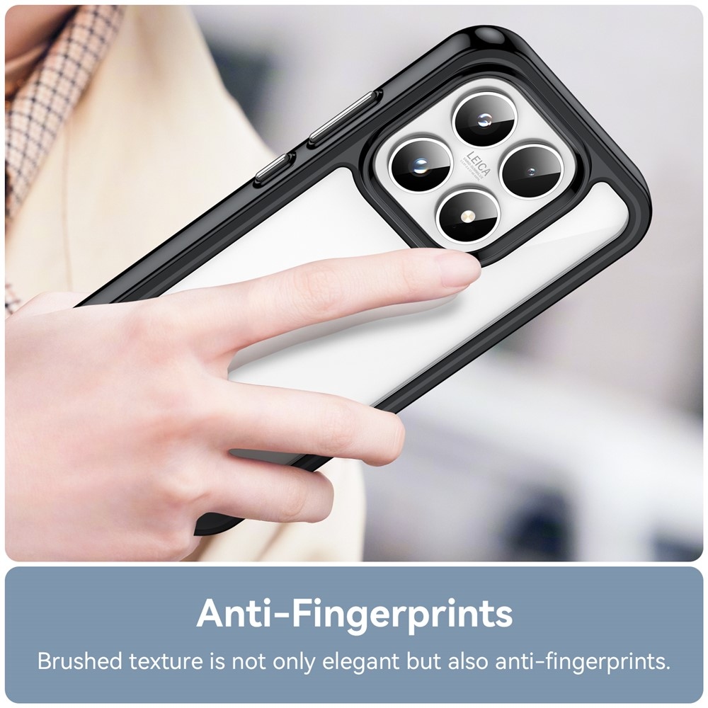 Gelový obal s pevnými zády na Xiaomi 17 - černý