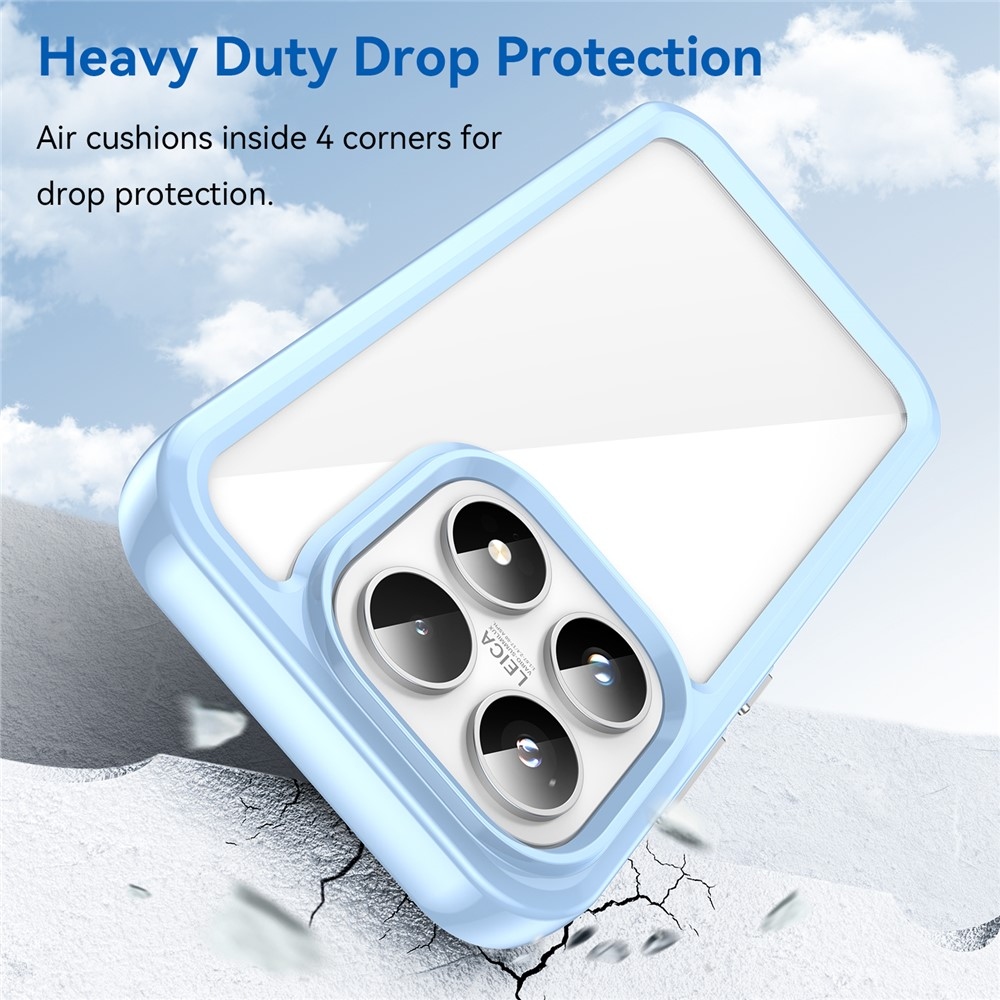 Gelový obal s pevnými zády na Xiaomi 17 - modrý