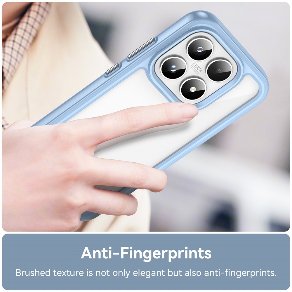 Gelový obal s pevnými zády na Xiaomi 17 - modrý