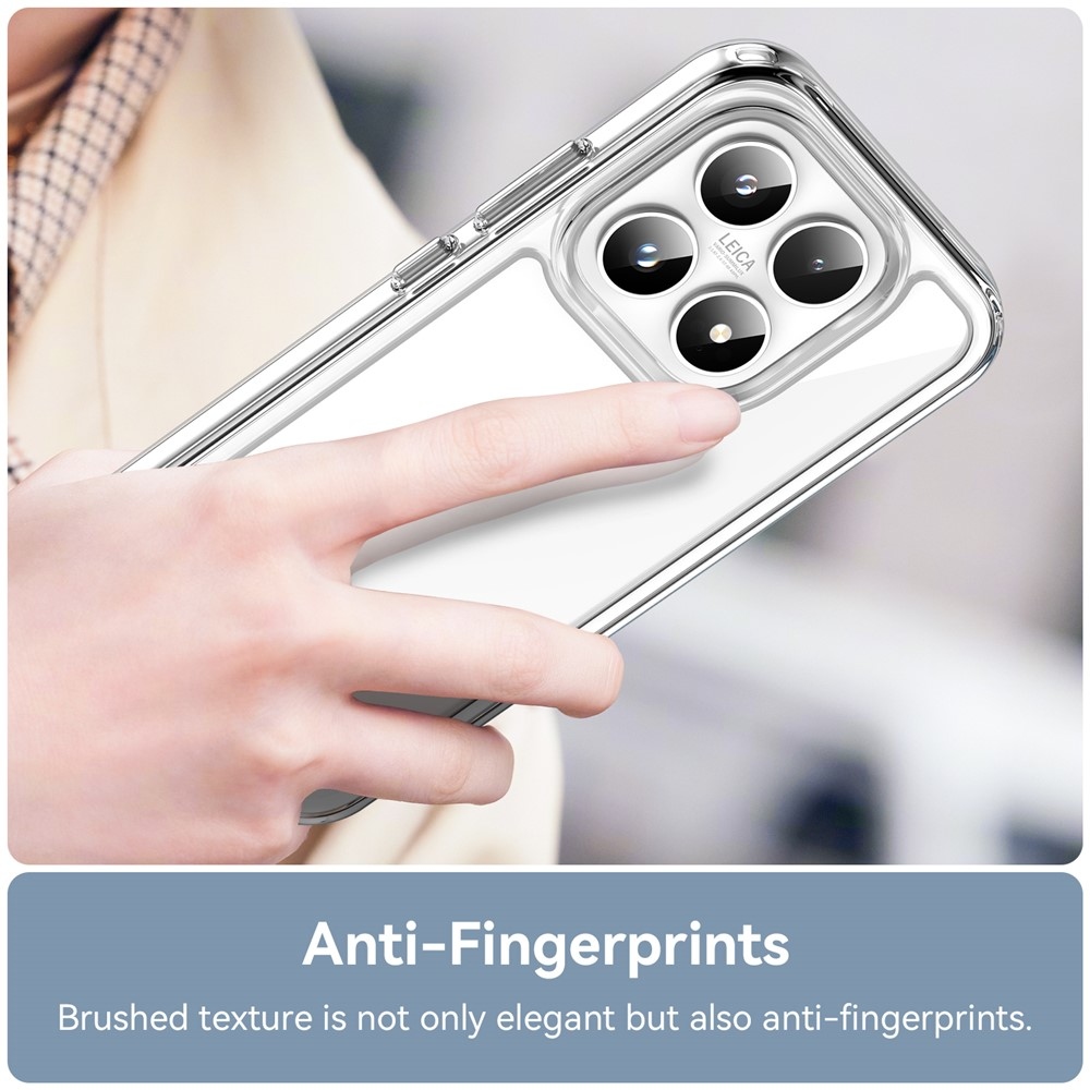 Gelový obal s pevnými zády na Xiaomi 17 - průhledný