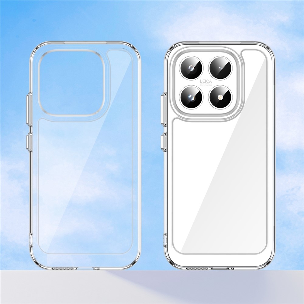 Gelový obal s pevnými zády na Xiaomi 17 - průhledný