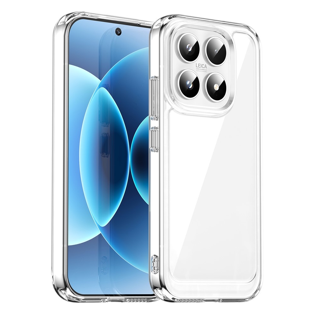 Gelový obal s pevnými zády na Xiaomi 17 - průhledný