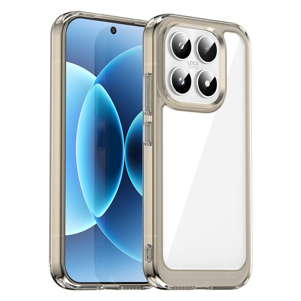 Gelový obal s pevnými zády na Xiaomi 17 - šedý