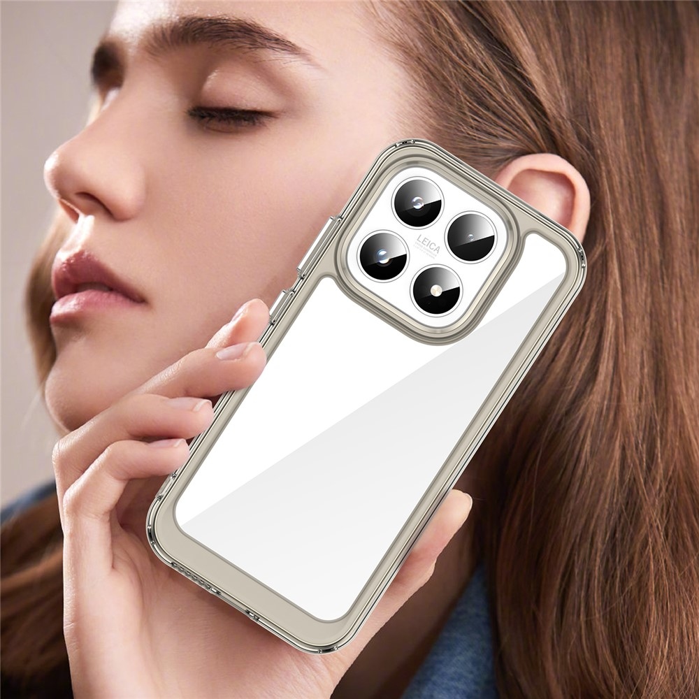 Gelový obal s pevnými zády na Xiaomi 17 - šedý