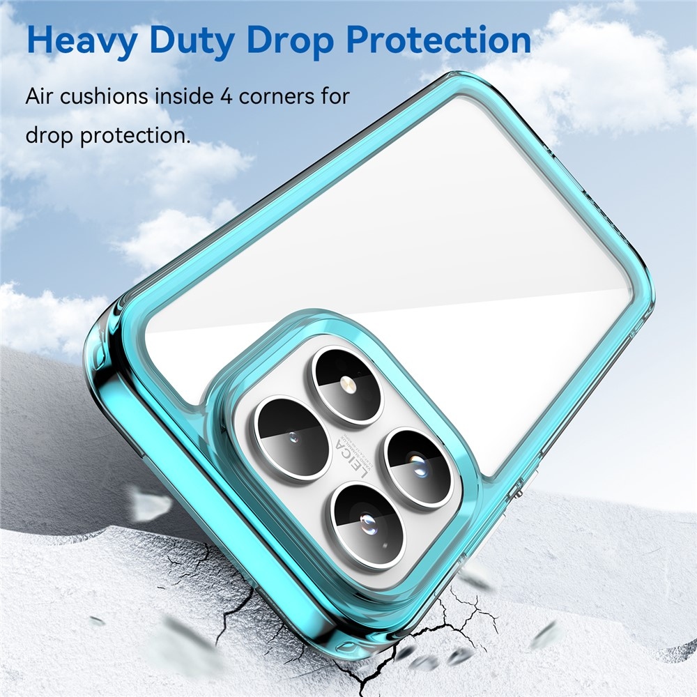 Gelový obal s pevnými zády na Xiaomi 17 - světlemodrý