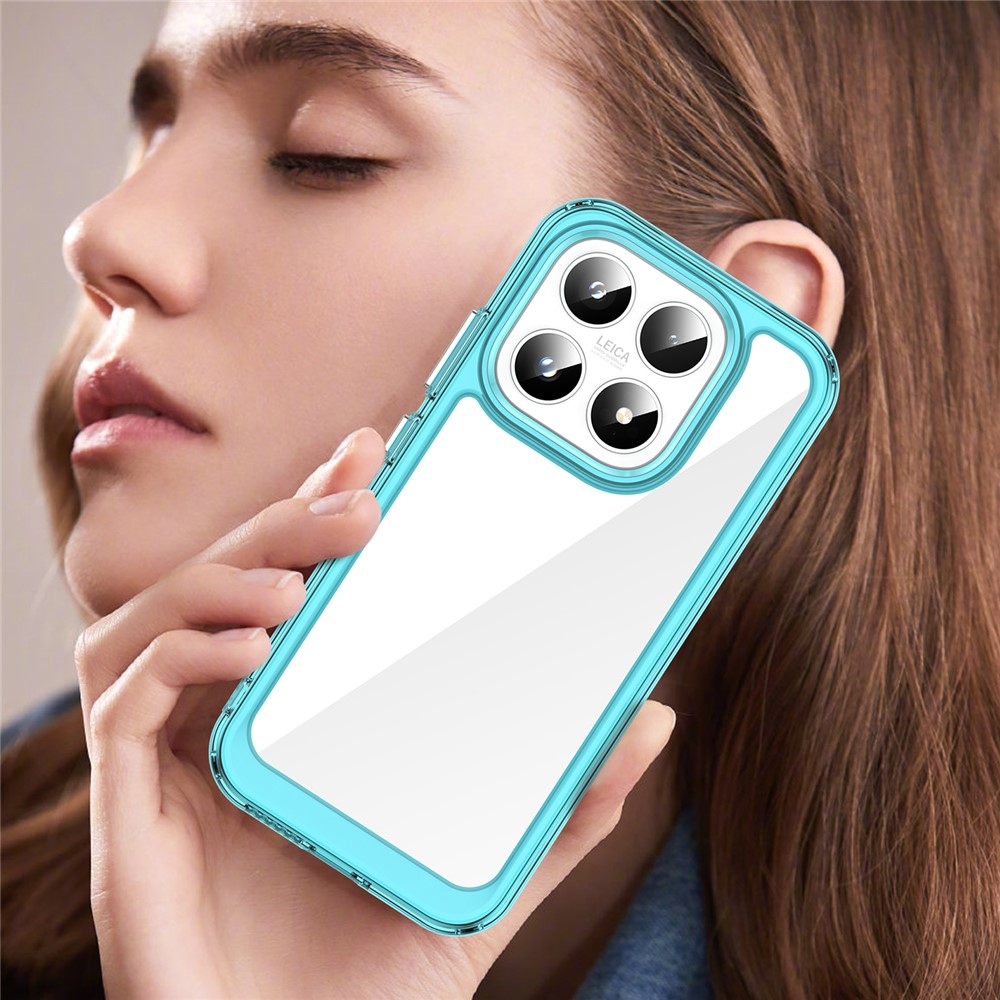 Gelový obal s pevnými zády na Xiaomi 17 - světlemodrý