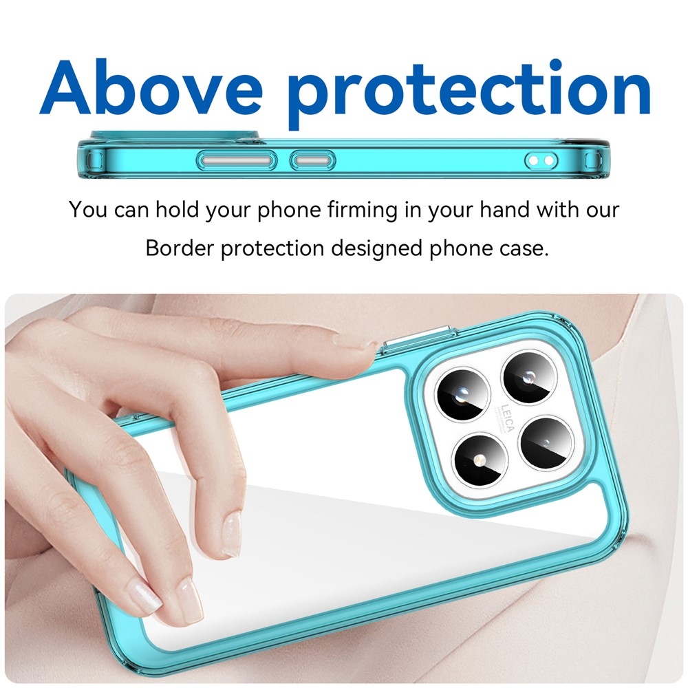 Gelový obal s pevnými zády na Xiaomi 17 - světlemodrý