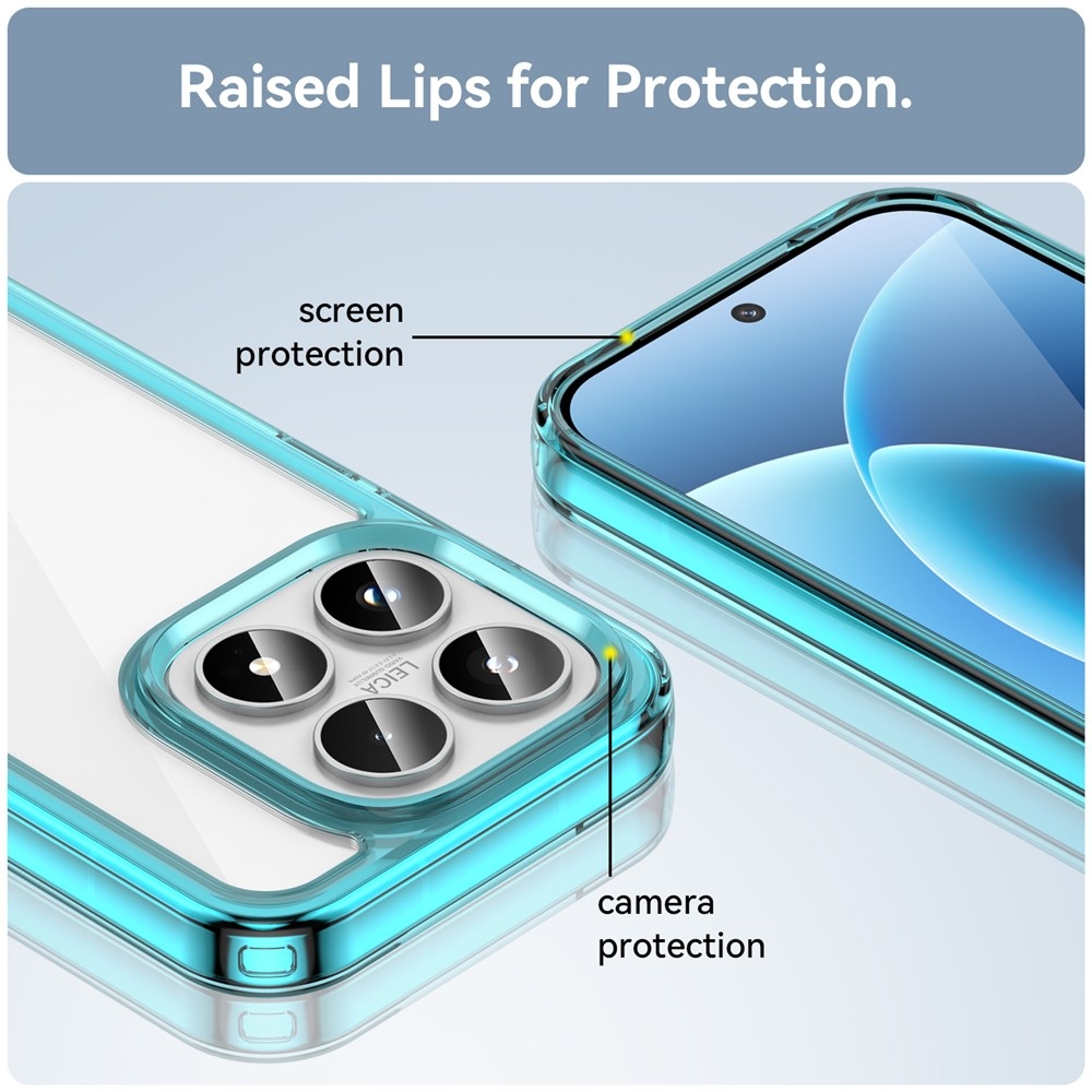 Gelový obal s pevnými zády na Xiaomi 17 - světlemodrý