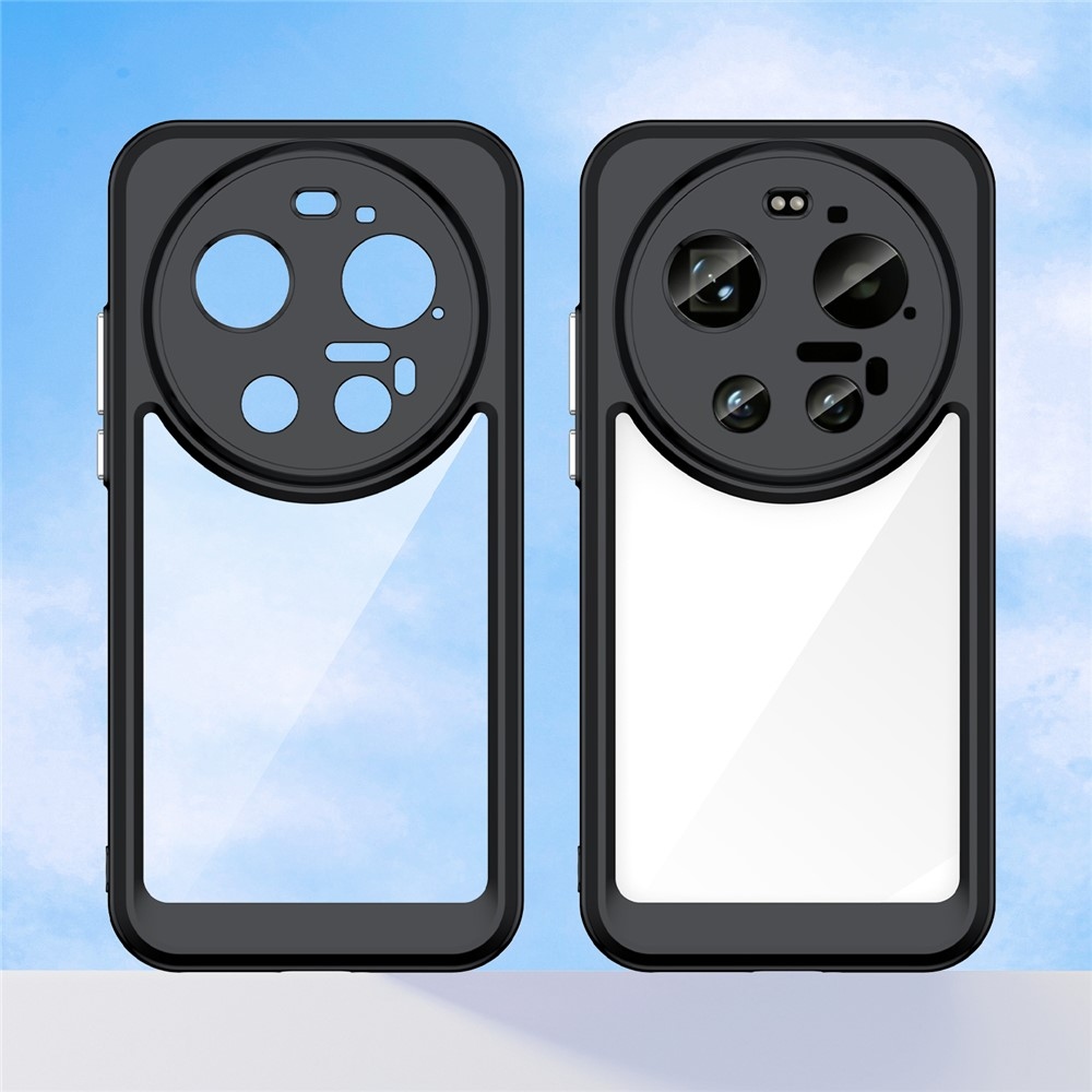 Gelový obal s pevnými zády na Xiaomi 17 Ultra - černý